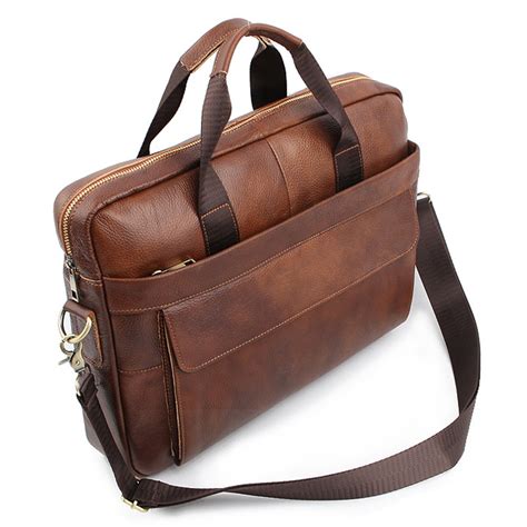 leather briefcase for men laptop.